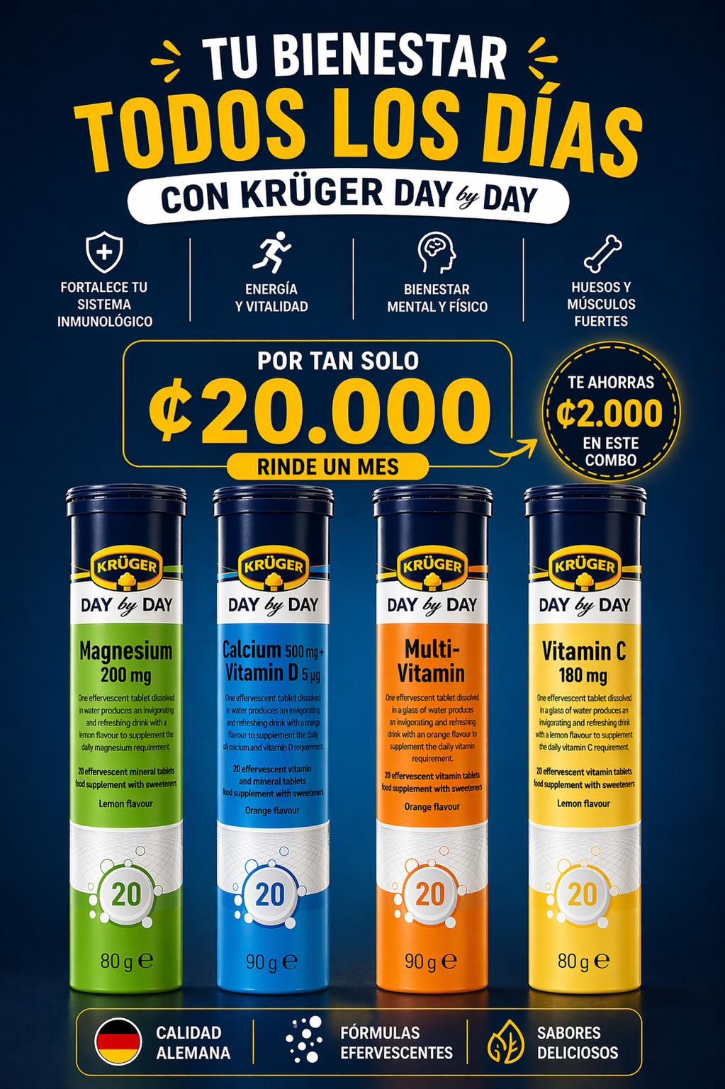 KRÜGER Combo Vida Saludable