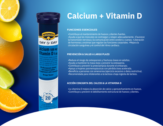 KRÜGER Calcium + Vitamin D