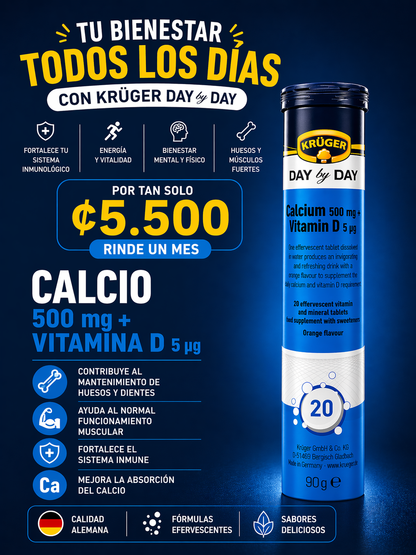 KRÜGER Calcium + Vitamin D