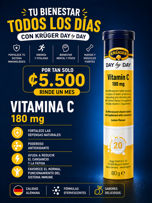 KRÜGER Vitamina C + D3 + Zinc